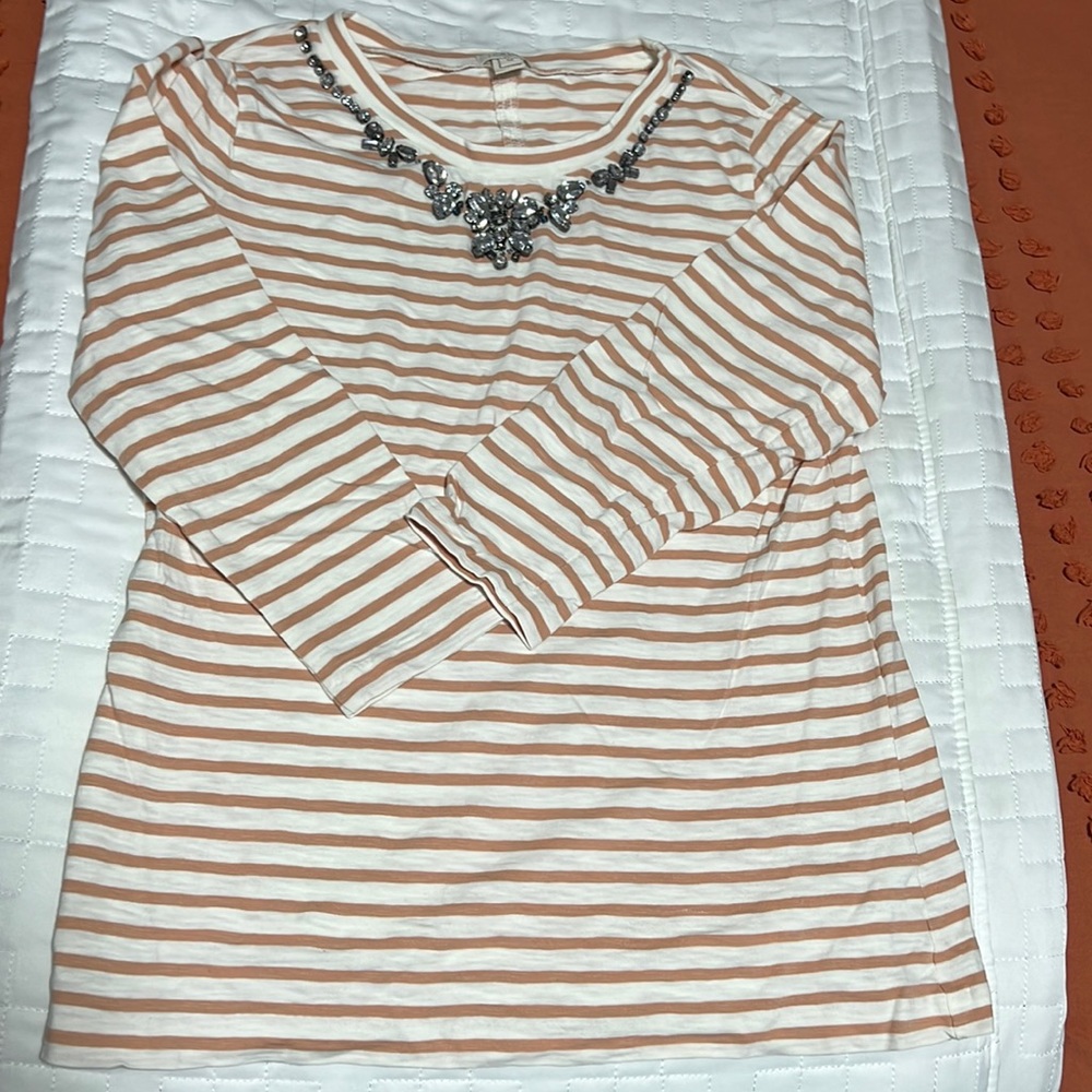 J. Crew Factory 3/4 Sleeve T-Shirt